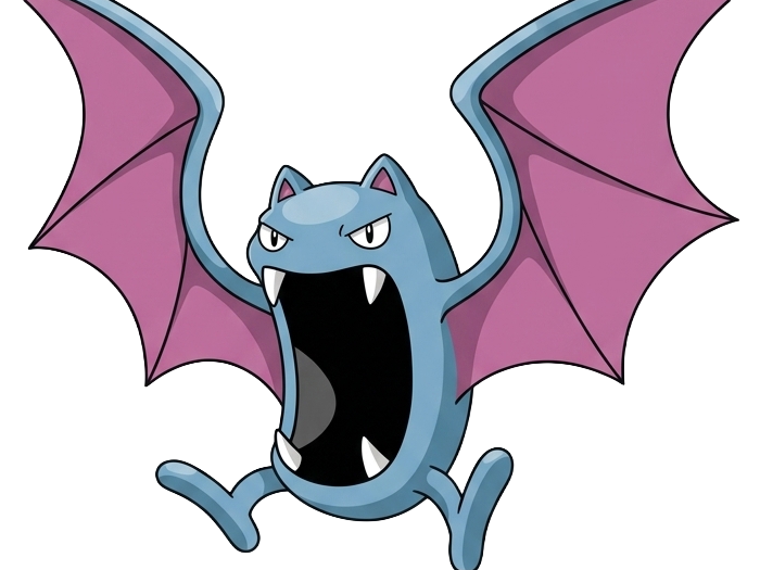Sticker nosferalto golbat pokemon pkm jeu anime type poison vol 1g kanto chovsouris par Dark-63