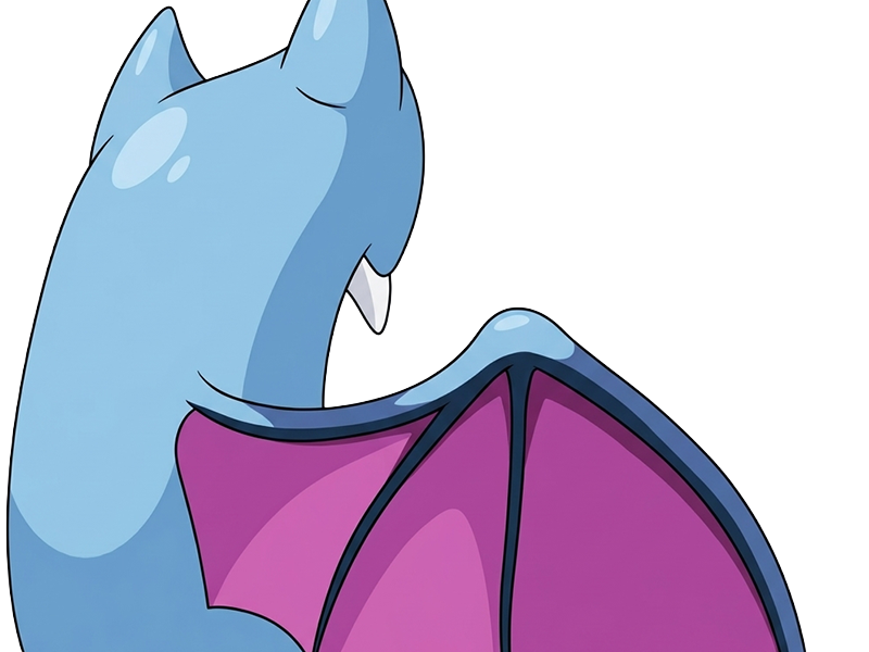 Sticker nosferalto golbat pokemon pkm jeu anime type poison vol 1g kanto chovsouris par Dark-63