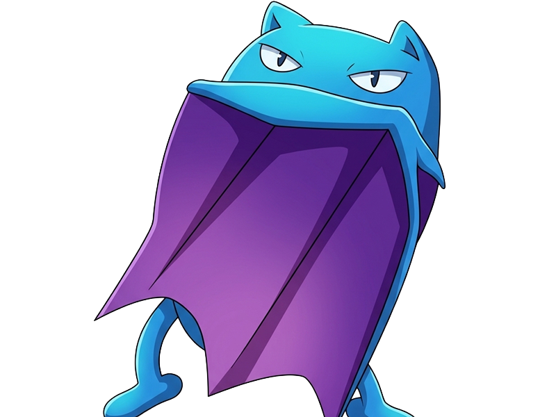 Sticker nosferalto golbat pokemon pkm jeu anime type poison vol 1g kanto chovsouris par Dark-63