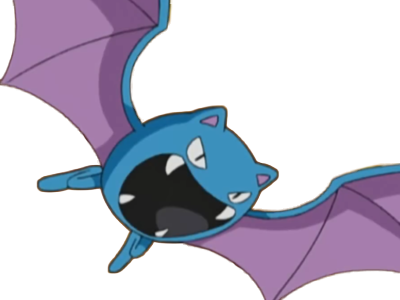 Sticker nosferalto golbat pokemon pkm jeu anime type poison vol 1g kanto chovsouris par Dark-63