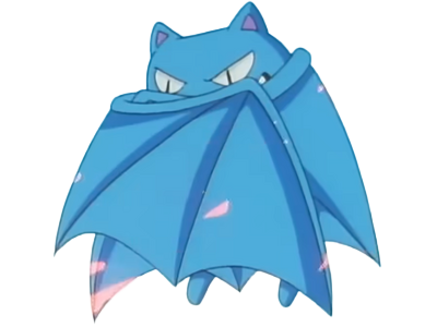 Sticker nosferalto golbat pokemon pkm jeu anime type poison vol 1g kanto chovsouris par Dark-63