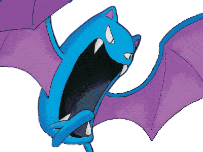 Sticker nosferalto golbat pokemon pkm jeu anime type poison vol 1g kanto chovsouris par Dark-63