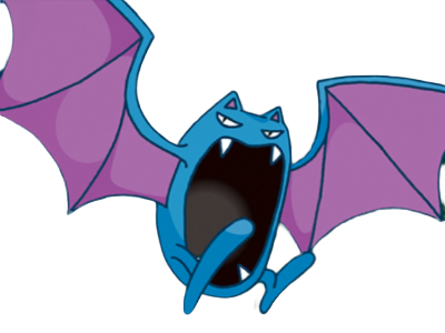 Sticker nosferalto golbat pokemon pkm jeu anime type poison vol 1g kanto chovsouris par Dark-63