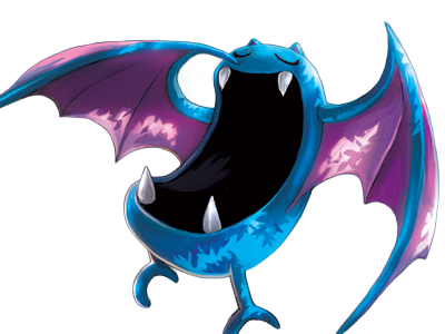 Sticker nosferalto golbat pokemon pkm jeu anime type poison vol 1g kanto chovsouris par Dark-63