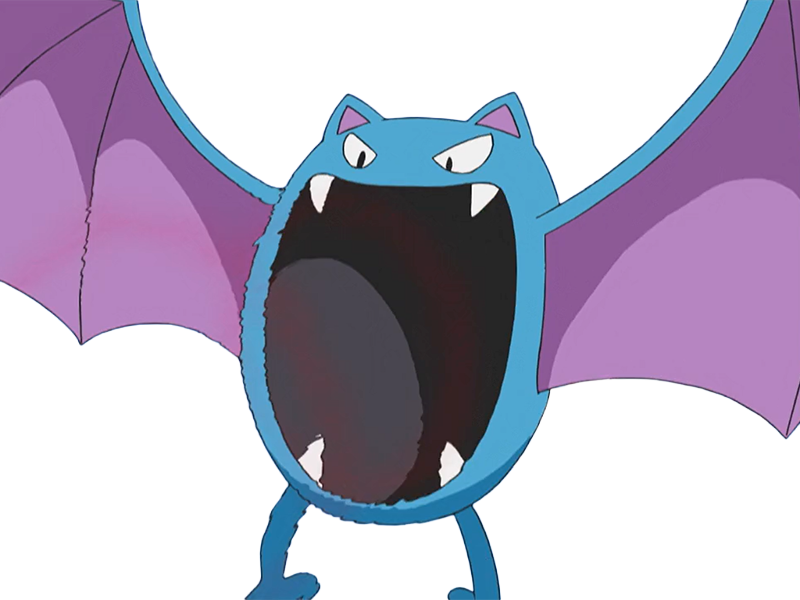 Sticker nosferalto golbat pokemon pkm jeu anime type poison vol 1g kanto chovsouris par Dark-63