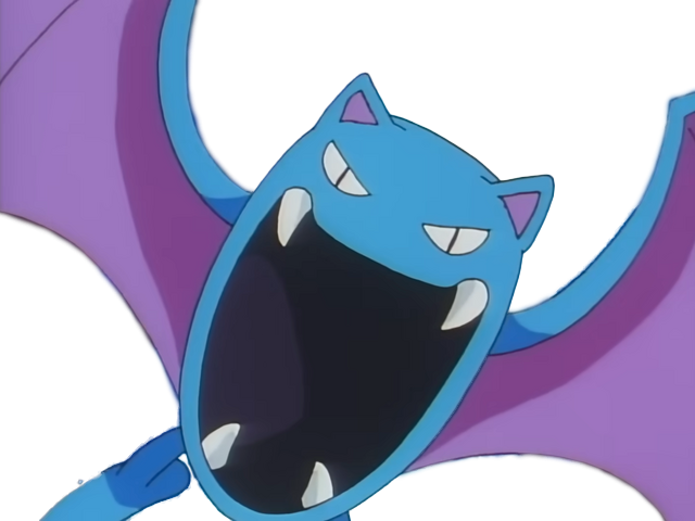 Sticker nosferalto golbat pokemon pkm jeu anime type poison vol 1g kanto chovsouris par Dark-63