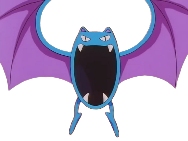 Sticker nosferalto golbat pokemon pkm jeu anime type poison vol 1g kanto chovsouris par Dark-63