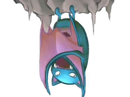Sticker nosferalto golbat pokemon pkm jeu anime type poison vol 1g kanto chovsouris par Dark-63
