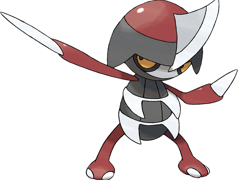 Sticker scalpion pawniard komatana pokemon pkm jeu anime type tenebres acier 5g unys coupant par Dark-63