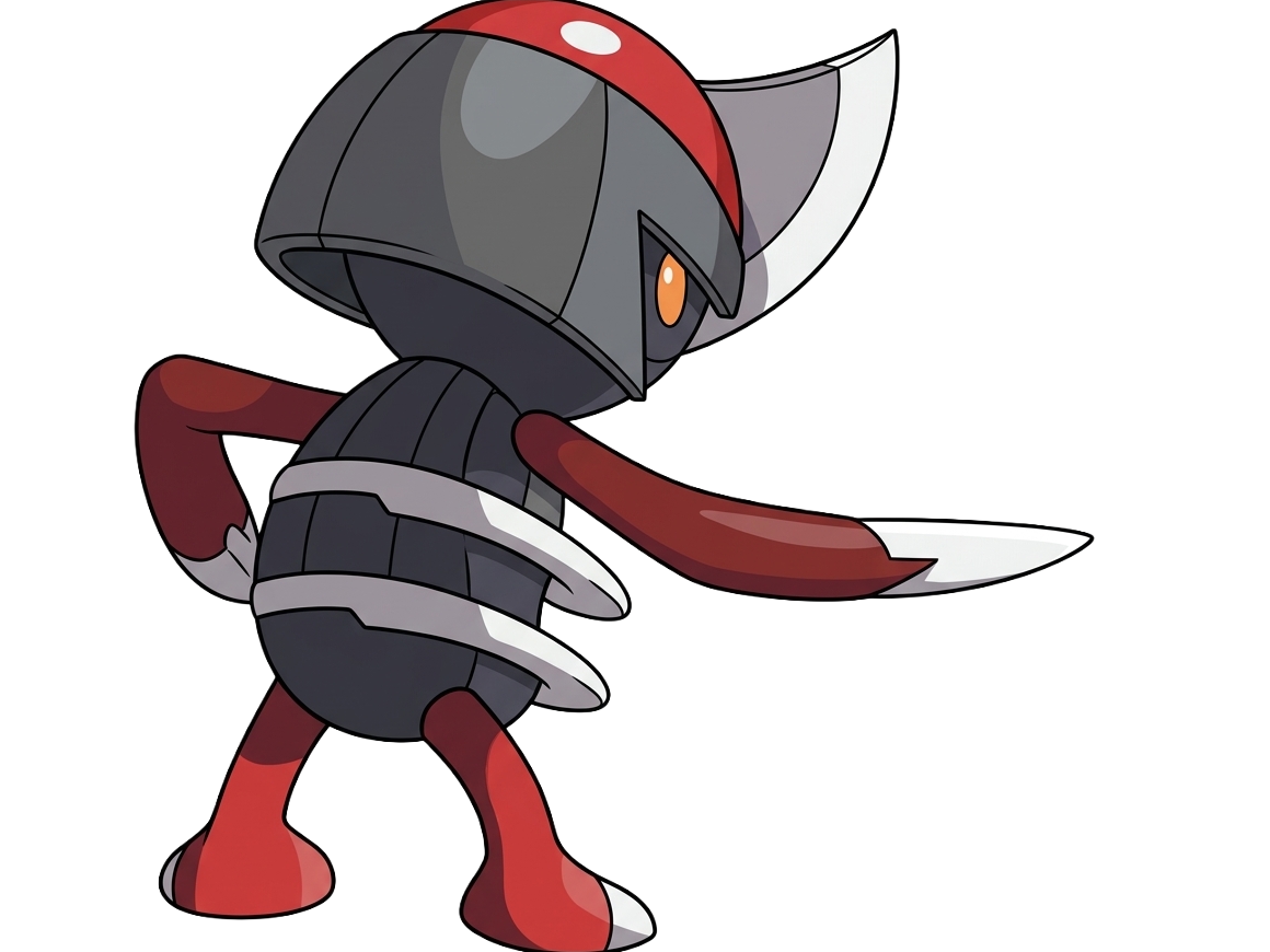 Sticker scalpion pawniard komatana pokemon pkm jeu anime type tenebres acier 5g unys coupant par Dark-63