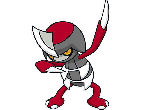 Sticker scalpion pawniard komatana pokemon pkm jeu anime type tenebres acier 5g unys coupant par Dark-63