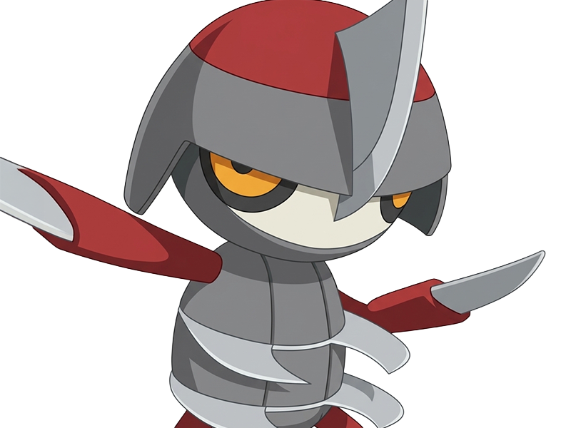 Sticker scalpion pawniard komatana pokemon pkm jeu anime type tenebres acier 5g unys coupant par Dark-63