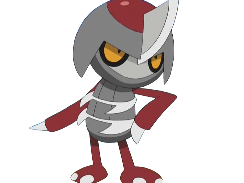 Sticker scalpion pawniard komatana pokemon pkm jeu anime type tenebres acier 5g unys coupant par Dark-63