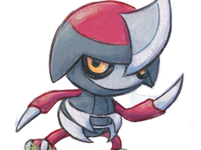 Sticker scalpion pawniard komatana pokemon pkm jeu anime type tenebres acier 5g unys coupant par Dark-63