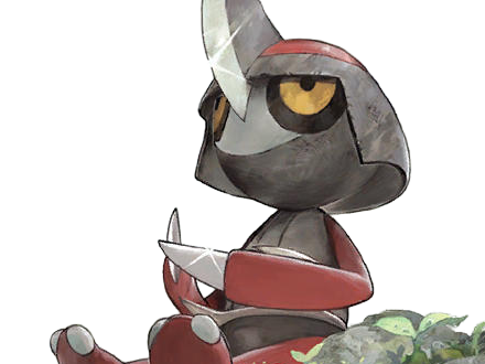 Sticker scalpion pawniard komatana pokemon pkm jeu anime type tenebres acier 5g unys coupant par Dark-63