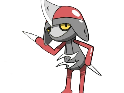 Sticker scalpion pawniard komatana pokemon pkm jeu anime type tenebres acier 5g unys coupant par Dark-63