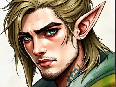 Sticker lkk skyrim woodelf par LeKeyKonteur