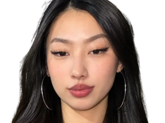 Sticker asiatique kirghizistan belle regard badass 4tteam style par Tromperie