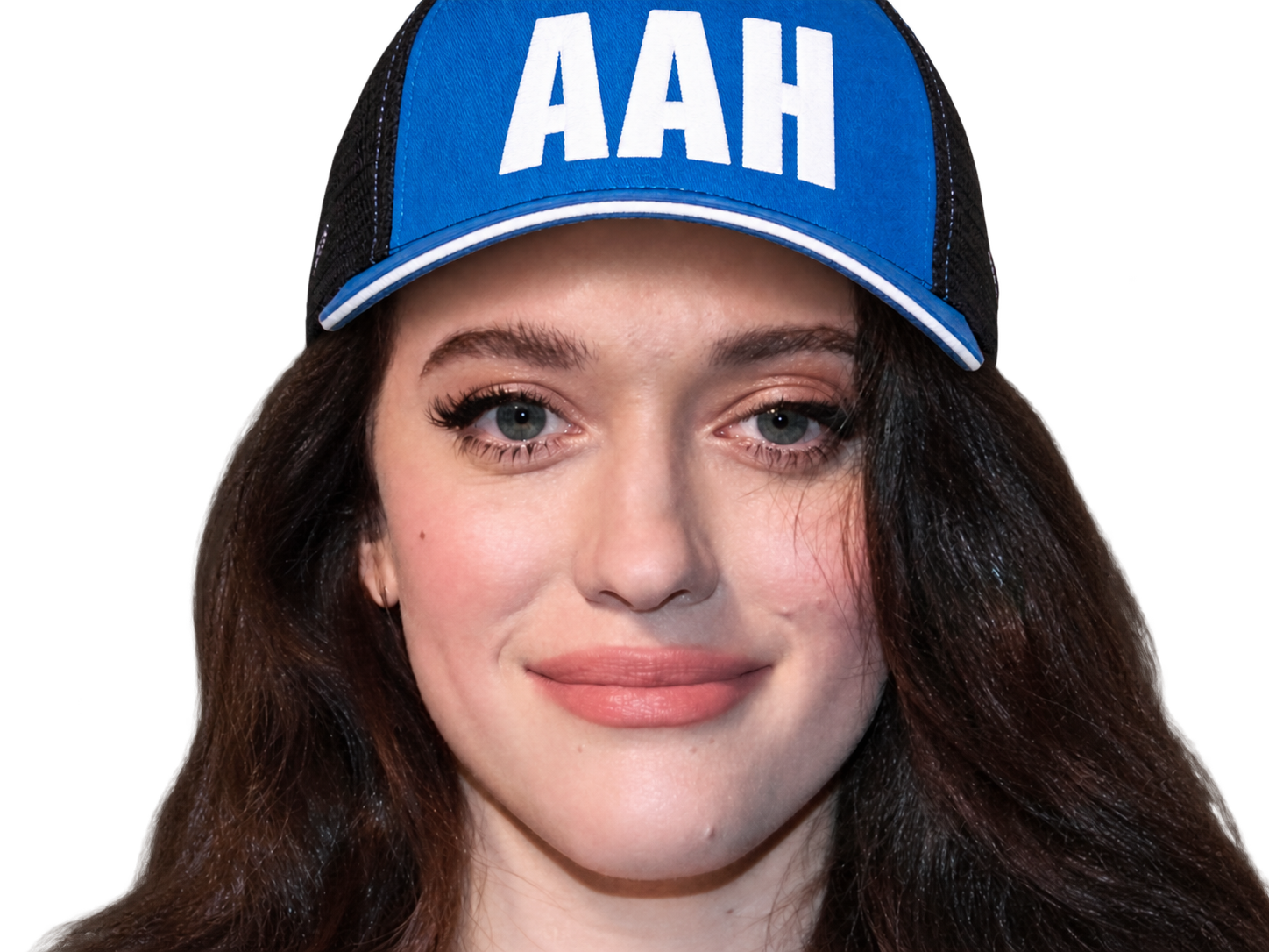 Sticker kate dennings femme actrice americaine 2 broke girls casquette aah par DingueDeKat