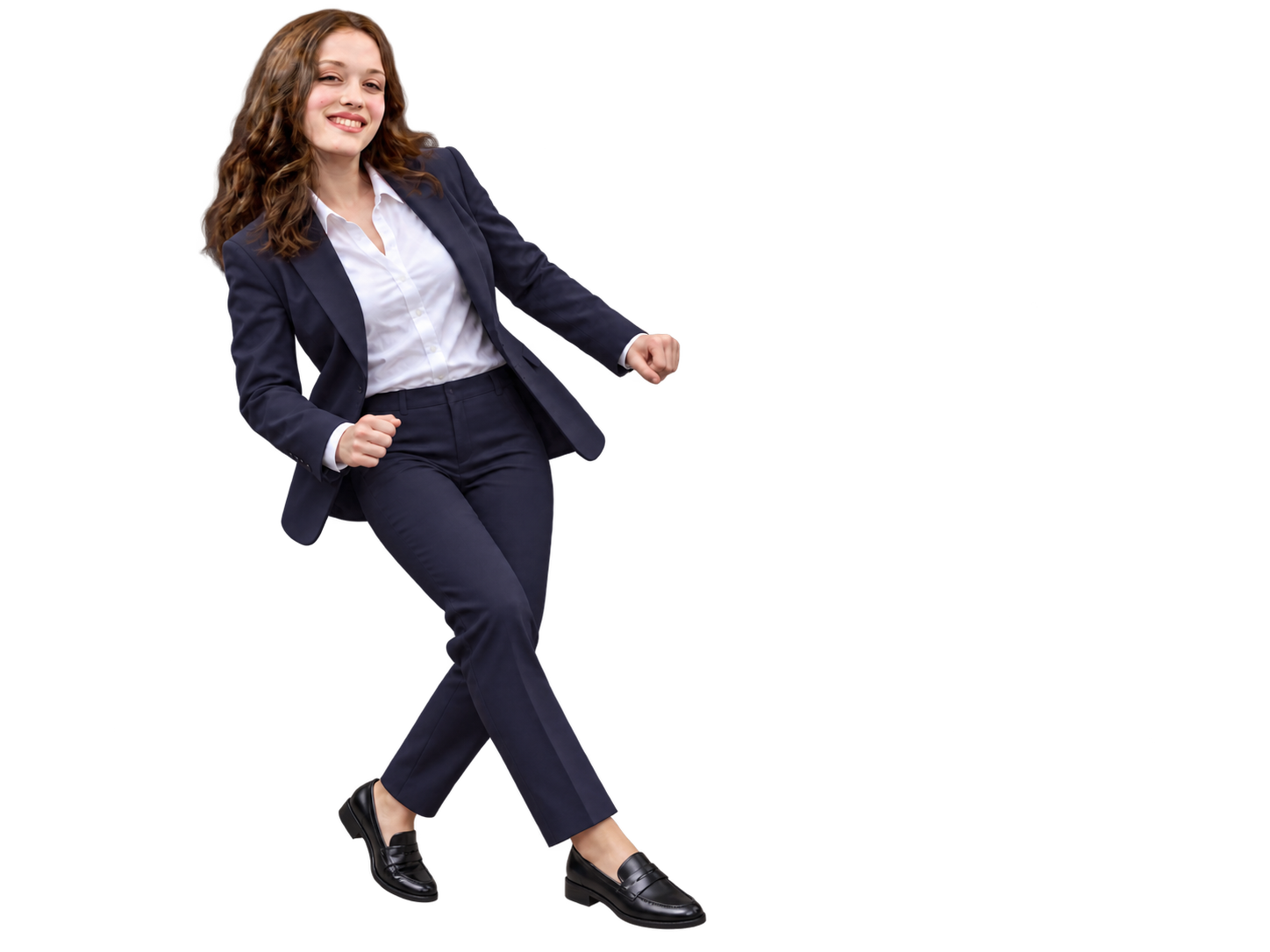Sticker kate dennings femme actrice americaine 2 broke girls costard tailleur danse chalouper costume chaloupe par DingueDeKat