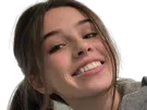 fille femme meuf mignonne sourire sourit smile happy joyeuse contente belle rigole rit rire knifos