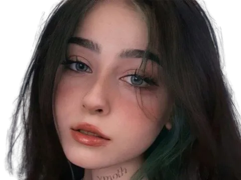 Sticker fille femme meuf magnifique merveilleuse jolie belle yeux bleus bleu bleue mignonne alt goth knifos par Knifos