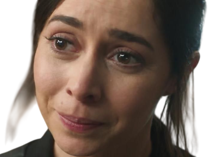 Sticker cristin milioti actrice femme brune grands yeux marron par Hapi_meal