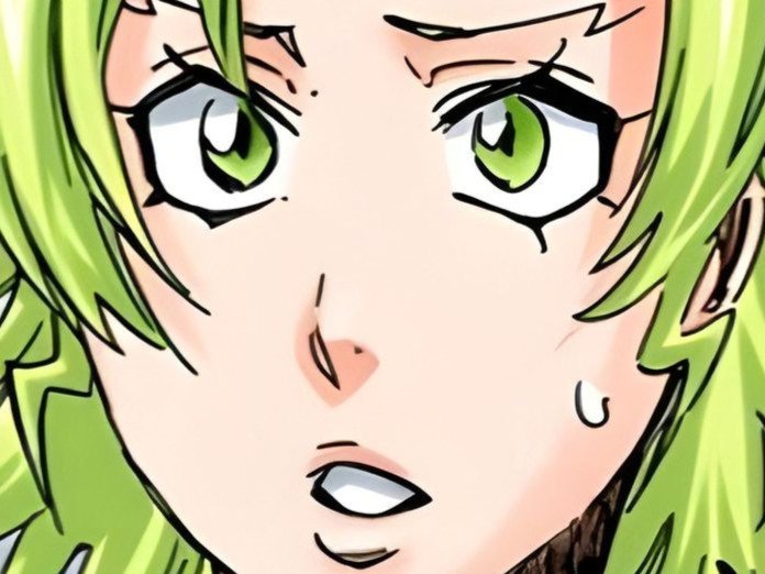 Sticker candice catnipp bleach cheveux yeux vert eclair tonnerre foudre electricite bronte fic bloop par Bl0op