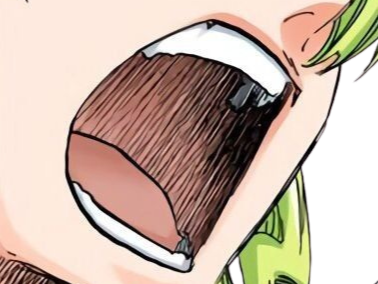 Sticker candice catnipp bleach cheveux yeux vert eclair tonnerre foudre electricite bronte fic bloop par Bl0op