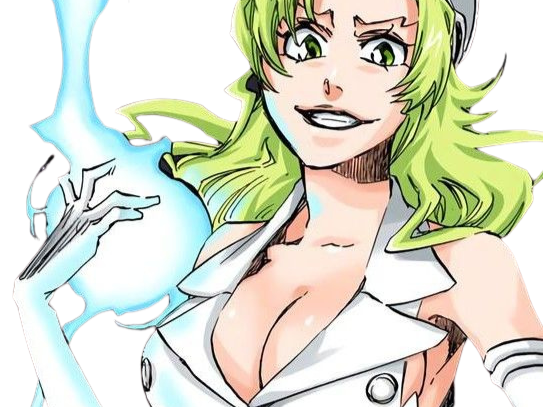 Sticker candice catnipp bleach cheveux yeux vert eclair tonnerre foudre electricite bronte fic bloop par Bl0op