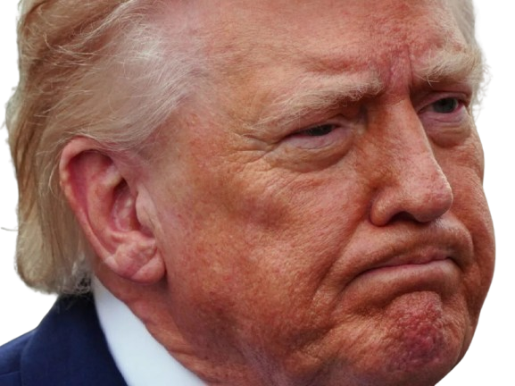 Sticker trump donald mmh mh dubitatif decu deception pf pfff mepris mince aie doute degout knifos par Knifos