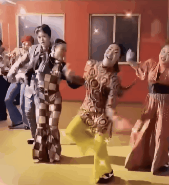 Sticker asiatique japon dance danse zinzin gif par Tromperie