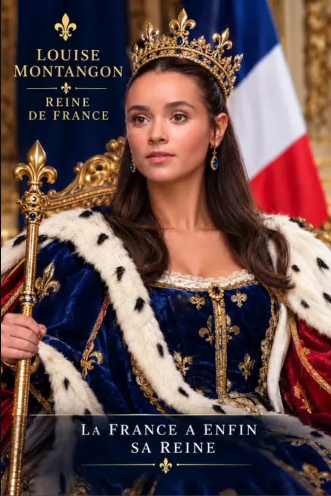 Sticker louise blocus univ fac lycee uni manif attal reine queen montangon par jesus142542