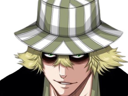 Sticker urahara kisuke bleach chapeau blond fic bloop par Bl0op