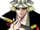 urahara kisuke bleach chapeau blond fic bloop epee katana