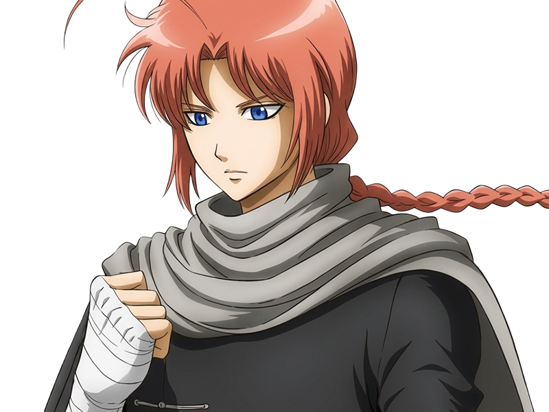 Sticker kamui yato gintama anime manga homme clan yato extraterrestre amanto roux yeux bleus par Dark-63