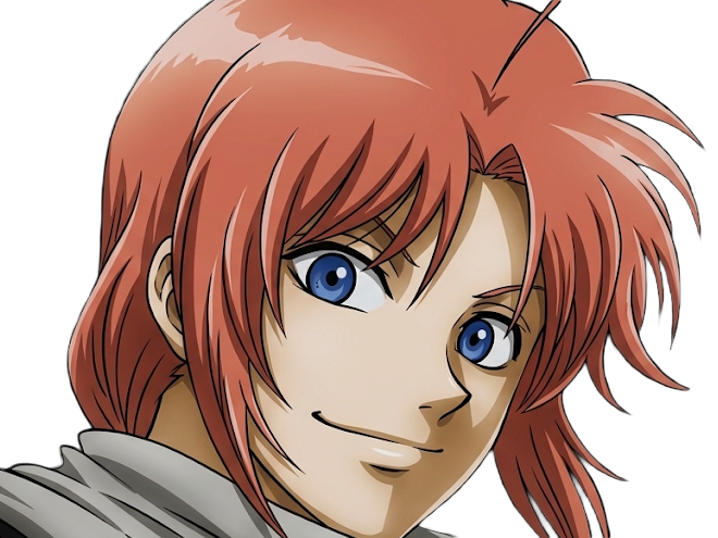 Sticker kamui yato gintama anime manga homme clan yato extraterrestre amanto roux yeux bleus par Dark-63