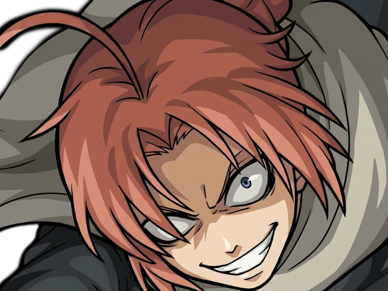Sticker kamui yato gintama anime manga homme clan yato extraterrestre amanto roux yeux bleus par Dark-63