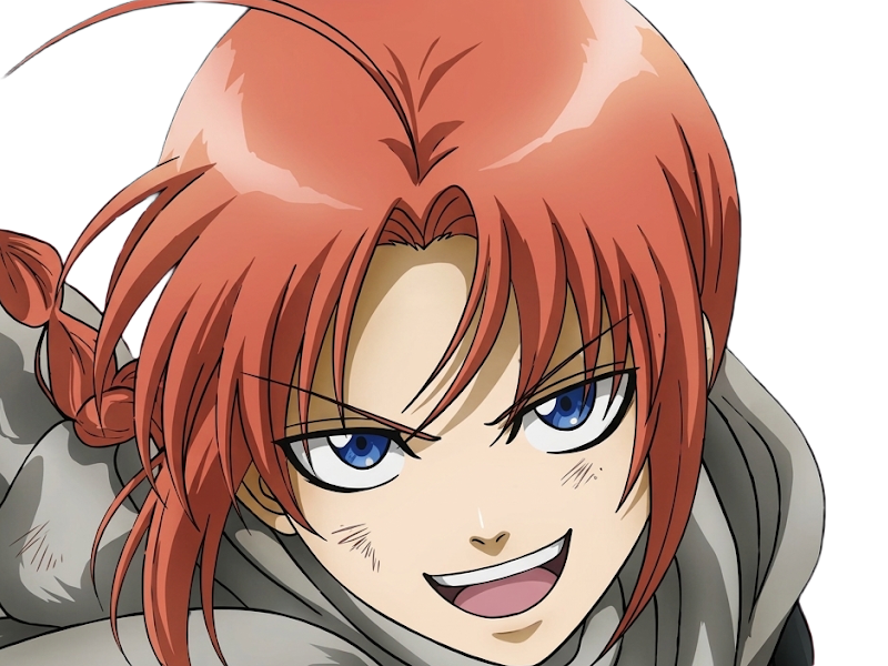 Sticker kamui yato gintama anime manga homme clan yato extraterrestre amanto roux yeux bleus par Dark-63
