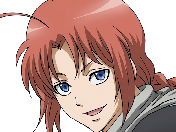 Sticker kamui yato gintama anime manga homme clan yato extraterrestre amanto roux yeux bleus par Dark-63