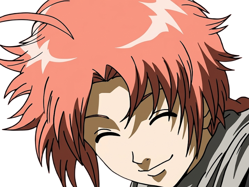 Sticker kamui yato gintama anime manga homme clan yato extraterrestre amanto roux yeux bleus par Dark-63