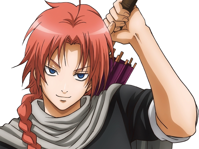 Sticker kamui yato gintama anime manga homme clan yato extraterrestre amanto roux yeux bleus par Dark-63