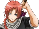 kamui yato gintama anime manga homme clan yato extraterrestre amanto roux yeux bleus