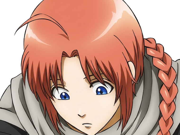 Sticker kamui yato gintama anime manga homme clan yato extraterrestre amanto roux yeux bleus par Dark-63