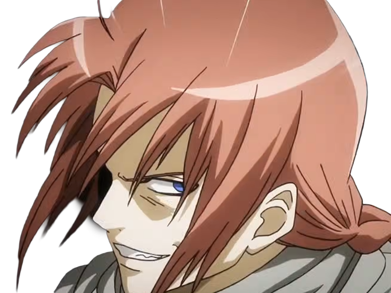 Sticker kamui yato gintama anime manga homme clan yato extraterrestre amanto roux yeux bleus par Dark-63