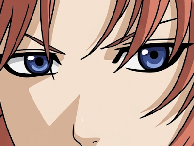 Sticker kamui yato gintama anime manga homme clan yato extraterrestre amanto roux yeux bleus par Dark-63