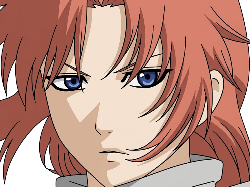 Sticker kamui yato gintama anime manga homme clan yato extraterrestre amanto roux yeux bleus par Dark-63