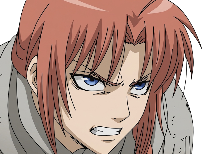 Sticker kamui yato gintama anime manga homme clan yato extraterrestre amanto roux yeux bleus par Dark-63