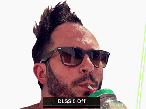 Sticker julien chieze les amis revolution gpt coursti fondant magique jamais vu slop ai dlss 5 par Vulkan
