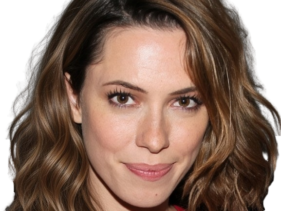 Sticker rebecca hall actrice femme anglaise britannique brune trentaine trentenaire yeux marron par PubliusOvidius